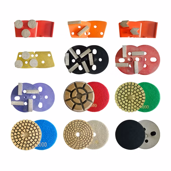 Outil diamanté pour le meulage des métaux pour sol en béton