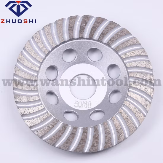 Outil de meulage de béton de roue de coupe de diamant de Segment Turbo de 125mm outil de polissage de granit